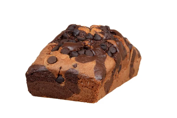 초콜릿 칩 파운드 케이크 — 스톡 사진