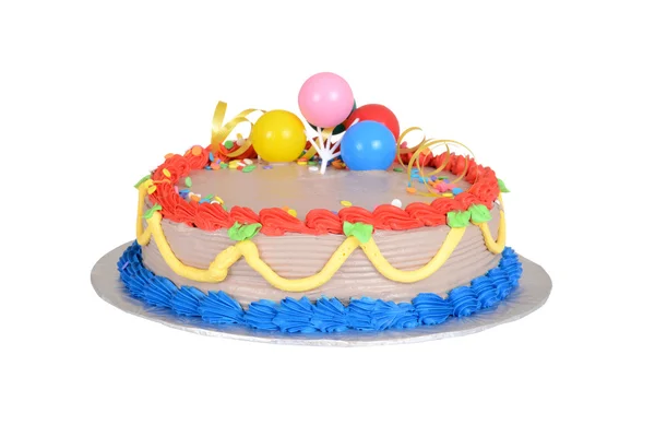 Colorful child birthday cake — Stockfoto