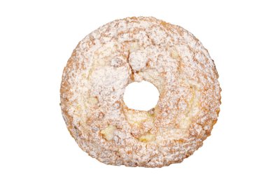 Üstten Görünüm limon kahve kek