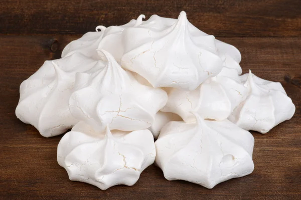 Pile of meringue cookies — Stock Photo, Image