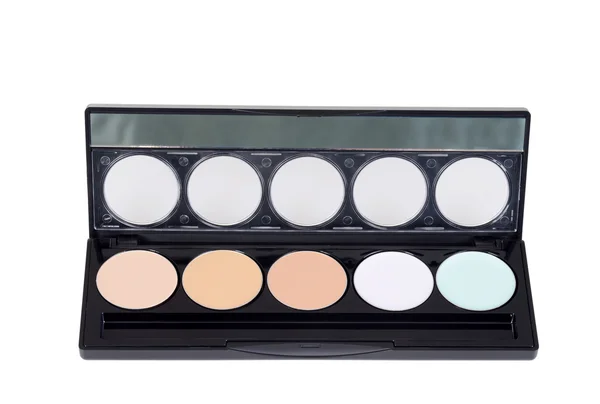 Färg korrigering makeup — Stockfoto