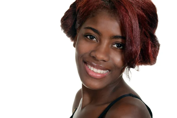 Portrait young black caribbean women — Stock Photo, Image