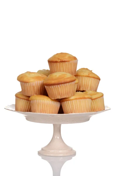 Cupcakes σε μια στάση κέικ — Φωτογραφία Αρχείου