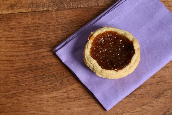 Top view butter tart — Stock Photo, Image