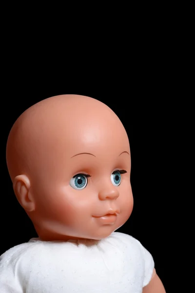 Zbliżenie twarzy lalki — Zdjęcie stockowe
