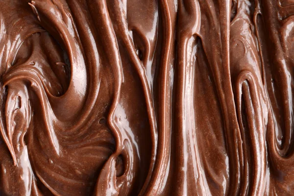 Glassa Cioccolato Macro Con Turbinii Fondale Senza Soluzione Continuità — Foto Stock