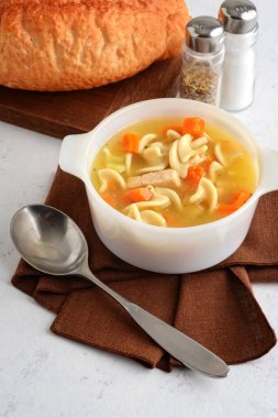 Havuçlu hindi çorbası.