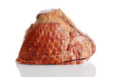 Elma ağacından tütsülenmiş jambon.