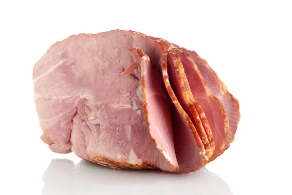 Applewood Smoked Spiral Sliced Bone Half Ham — Stockfoto