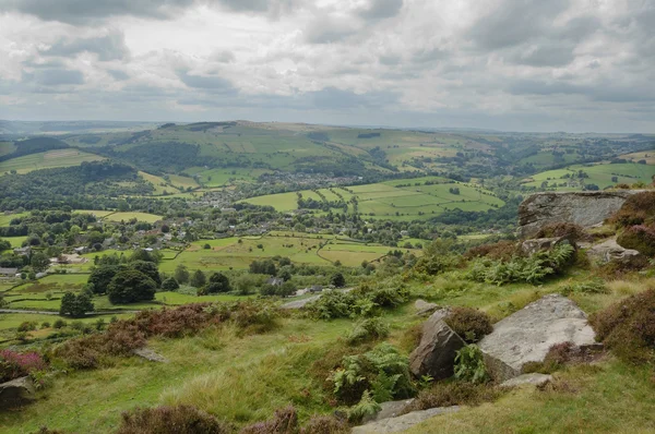 Curbar da Froggatt Edge — Foto Stock