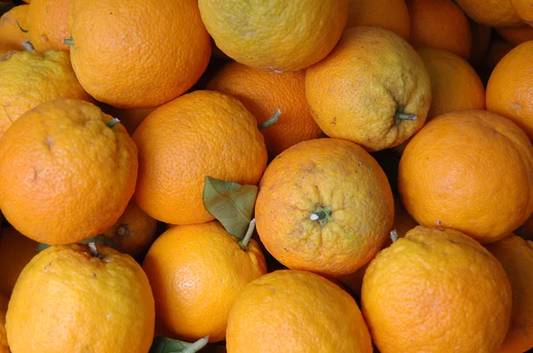 Naranjas de mercado Imagen de archivo