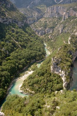 Gorges du verdon bakıyor