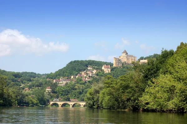 Castillo de Castlenaud y Dordoña — Foto de Stock