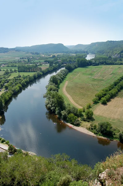 Bend en Dordogne depuis le Château Beynac — Photo