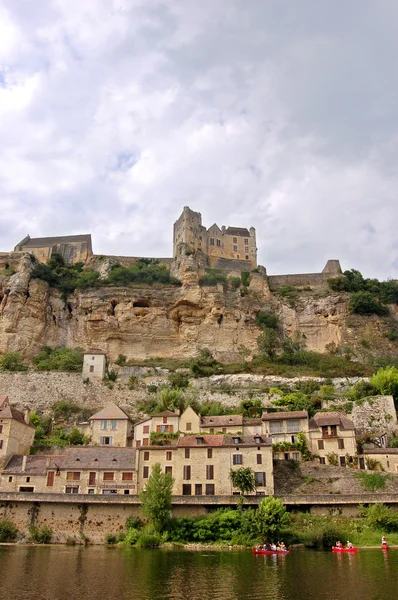 Chateau Beynac from the Dordogne — Stock Photo, Image