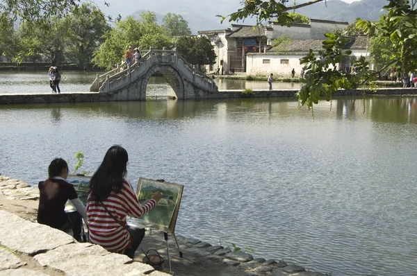 hongcun köprü ve sanatçılar