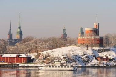 Stockholm kış görünümü