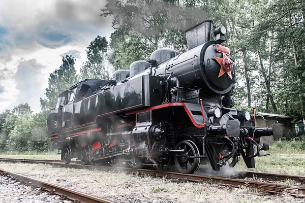 Пар локомотив — стокове фото