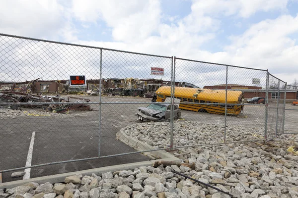 Tornado nasleep in henryville, indiana — Stockfoto