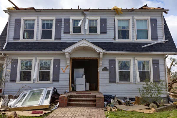 Impacto ambiental em Henryville, Indiana — Fotografia de Stock