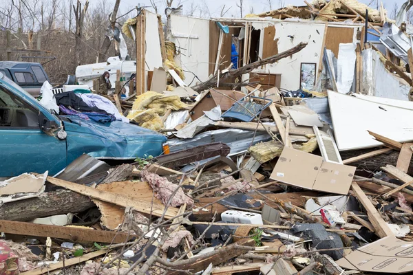 Impacto ambiental em Henryville, Indiana — Fotografia de Stock