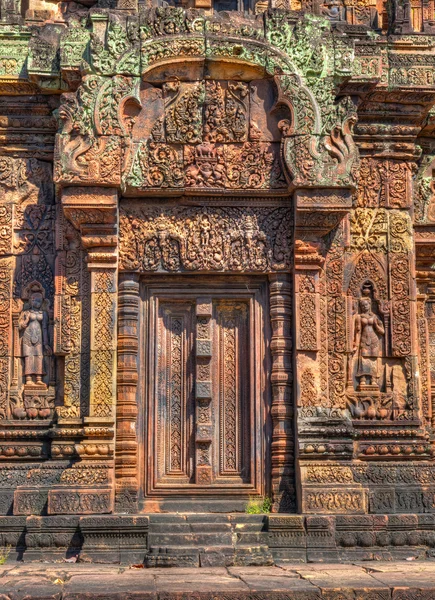 Banteay srey świątyni — Zdjęcie stockowe