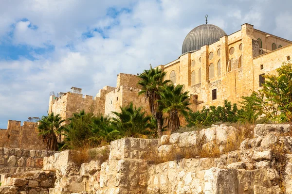 Al aksa Moschee, jerusalem — Stockfoto