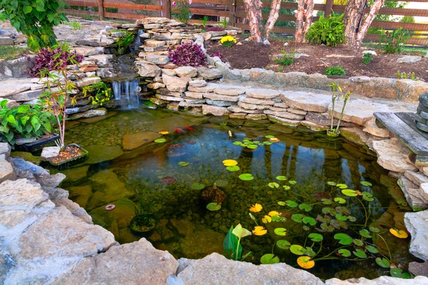 Áˆ Backyard Pond Stock Images Royalty Free Small Backyard Ponds Photos Download On Depositphotos