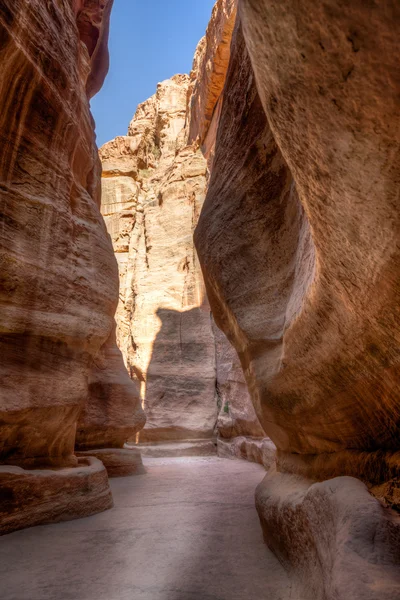 Siq, the canyon — Stock Photo, Image