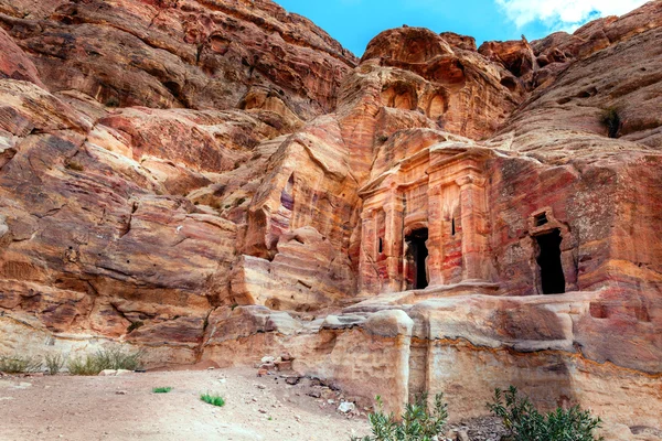 Túmulos de Petra — Fotografia de Stock