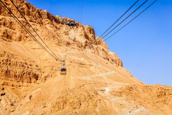 Masada cable car — Stock Photo, Image