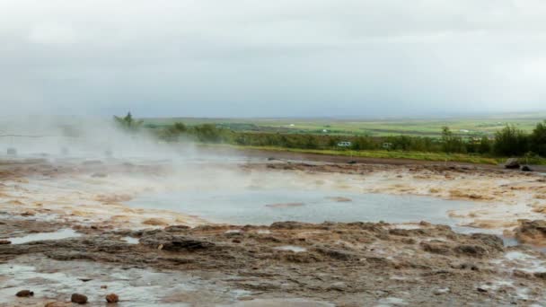 Geysir, Iceland — Stock Video