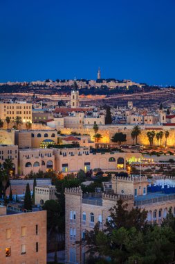 Evening in Jerusalem clipart