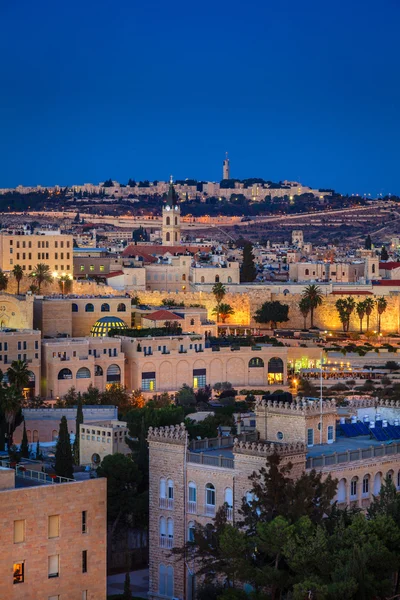 Noite em jerusalem — Fotografia de Stock