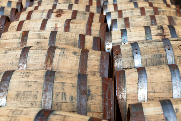 Bourbon barrels