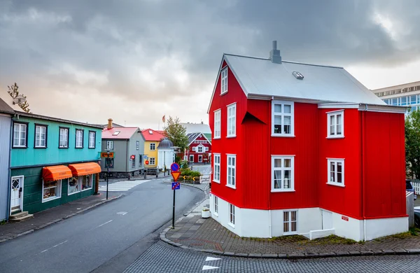 Rua em Reykjavik — Fotografia de Stock