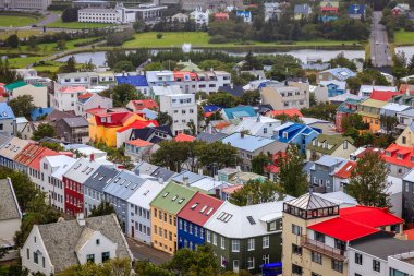 Reykjavik çatıları