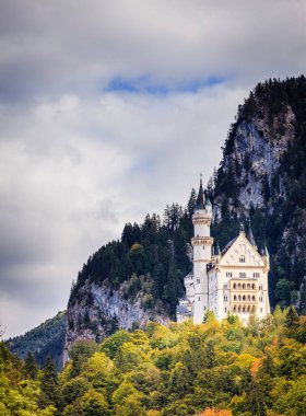 Bavyera 'daki Neuschwanstein Kalesi