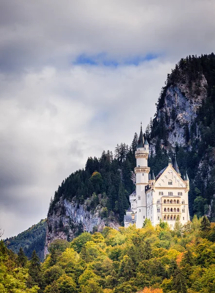 Vista Del Castillo Neuschwanstein Baviera —  Fotos de Stock