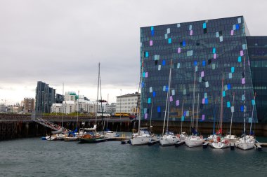 Harpa konser salonu.