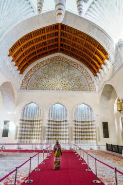 4 Aralık 2016, Muscat, Umman: Muscat, Umman 'daki Cami Muhammed el-Emin' in Dua Salonu
