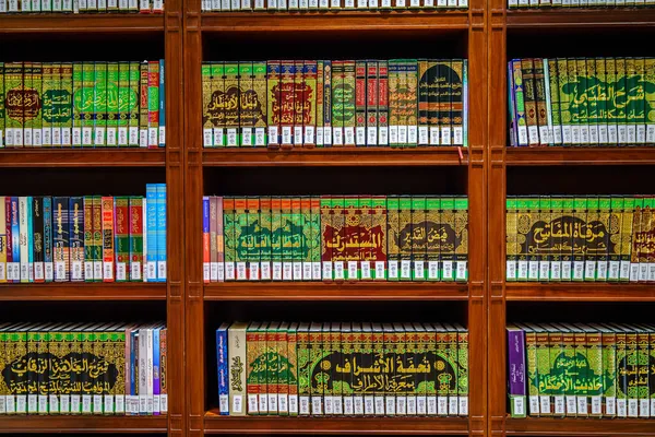 Décembre 2016 Mascate Oman Étagères Bibliothèque Mosquée Muhammad Amin — Photo