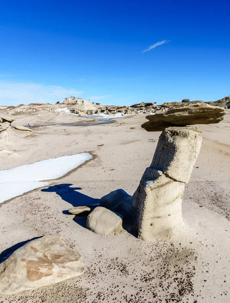 Сценічний Вид Пустелю Бісті Цін Нью Мексико Взимку — стокове фото