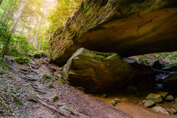 Henson Arch Dans Les Gorges Rivière Rouge Dans Kentucky — Photo