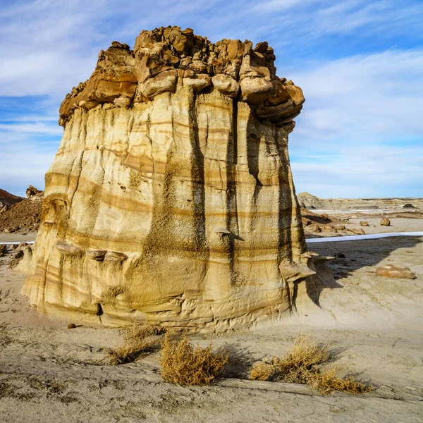 Rock Frormation Bisti Zin Wilderness Area New Mexico — Stock Photo, Image