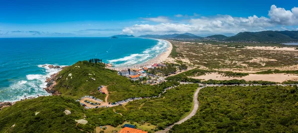 Aerial View Ecological Dune Park Florianopolis Brazil — 스톡 사진