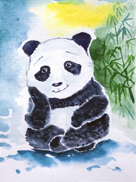 Sitting panda