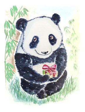 ayı Panda hediye ile