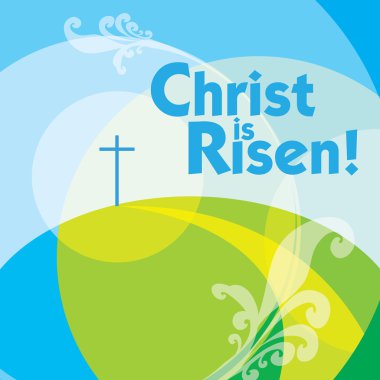 Christ is risen 2 clipart