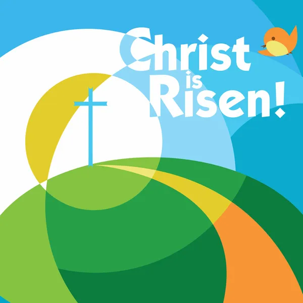 Христос воскрес — стоковый вектор